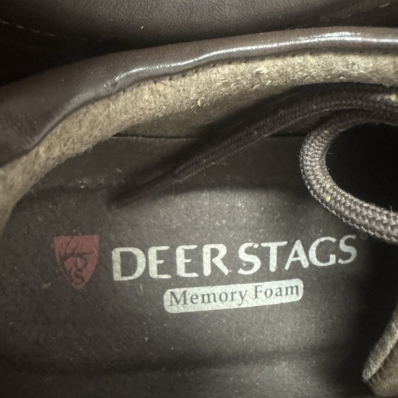 Deer stags,Men’s,Shoes Casual,Brown,Sz 9,5,Leather,Lace Up,Memory foam.! main image 9